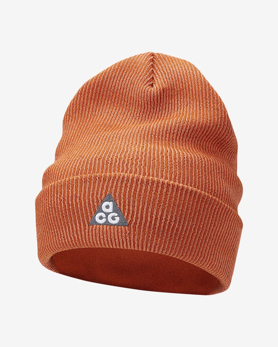 NEW NIKE ACG BEANIE ADULT popular UNISEX ONE SIZE AV4475-634 Orange NWT